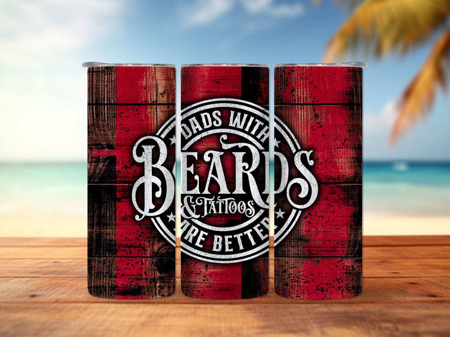 Dads Beards and Tattoos 20oz Tumbler