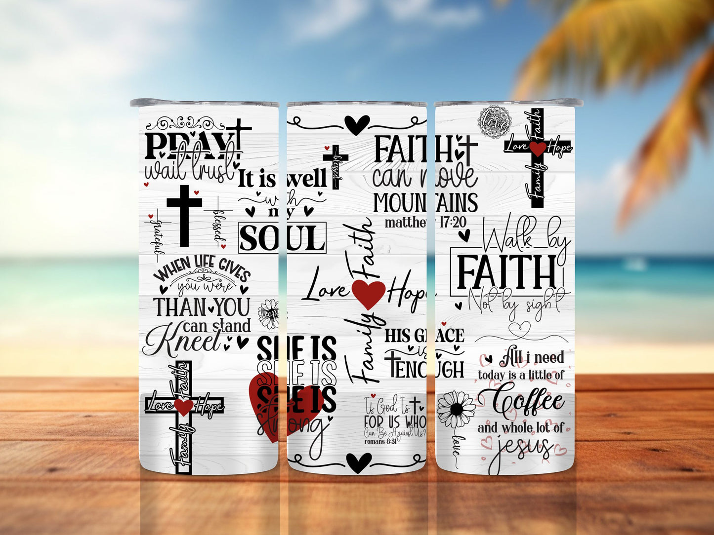 Faith Affirmations 20oz Tumbler