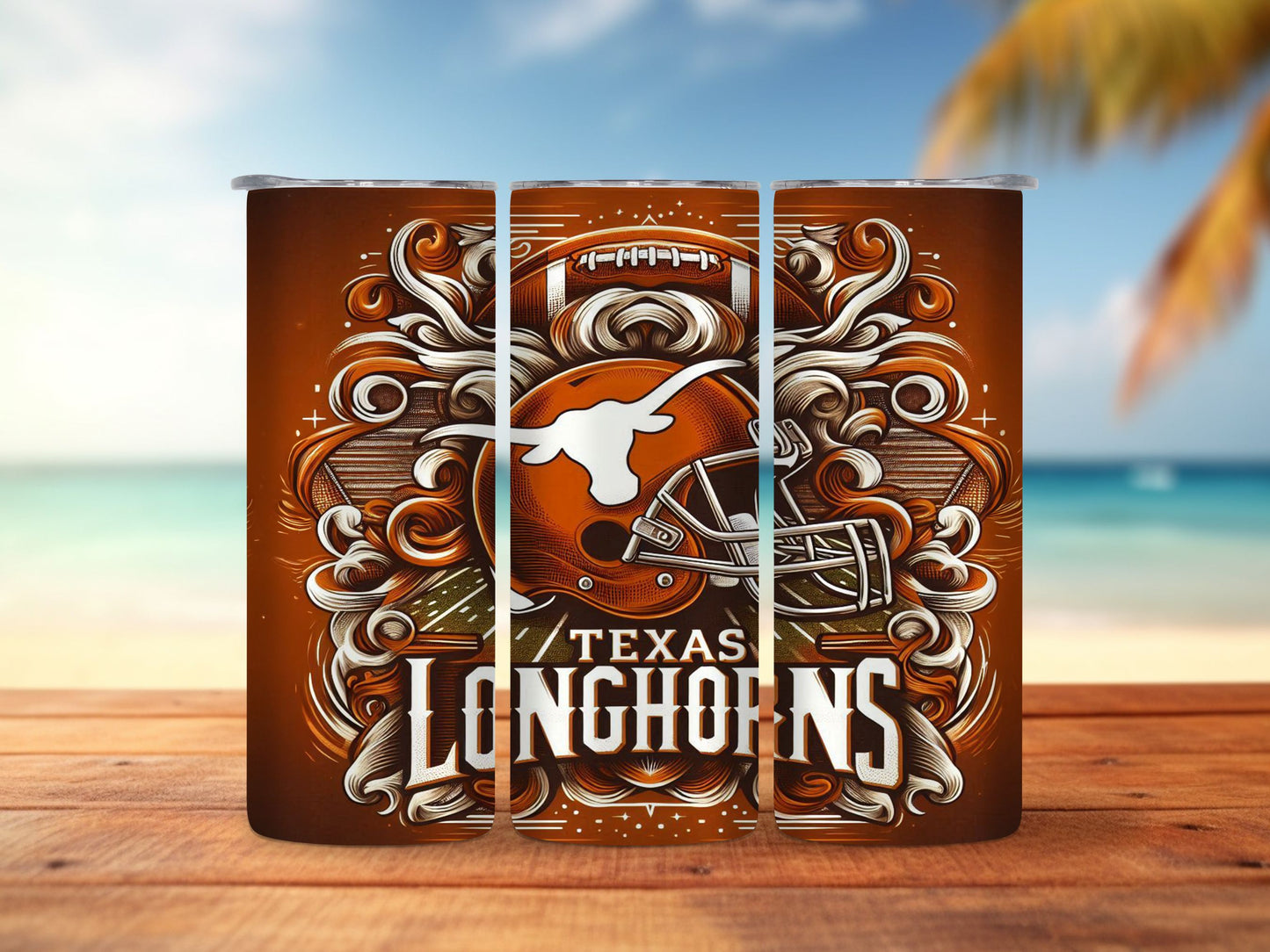 Texas Longhorns Football Field 20oz Tumbler