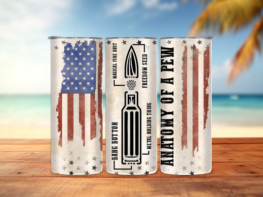 Anatomy of A Pew V2 20oz Tumbler