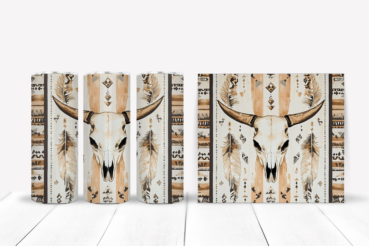 Cow Skull 20oz