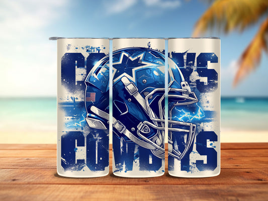 Cowboys Helmet V2 20oz Tumbler