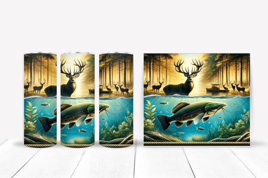 Deer and Bass 20oz
