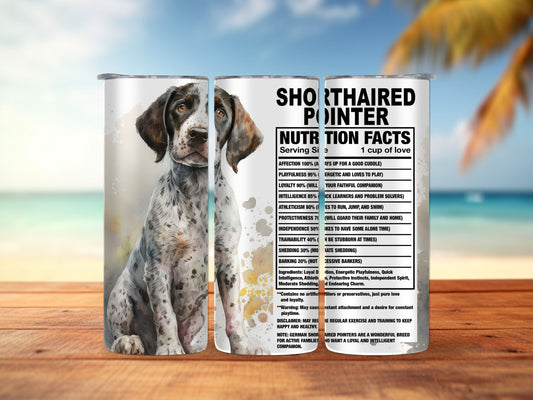 German Shorthaired Pointer 20oz Tumbler