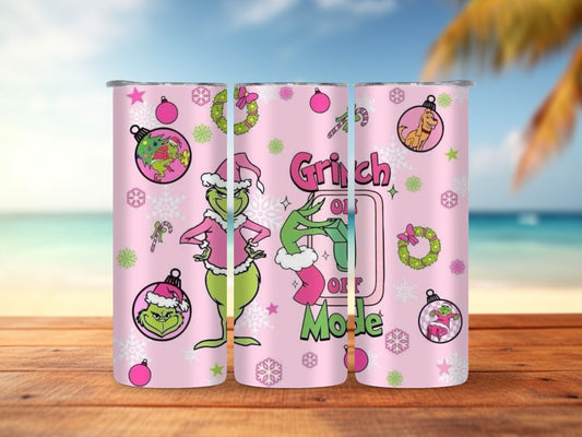 Grinch Mode 20oz Tumbler