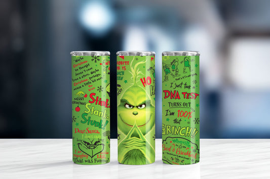 Grinch Sayings 20oz