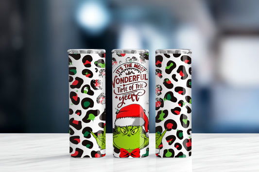 Wonderful Time Of The Year Grinch 20oz